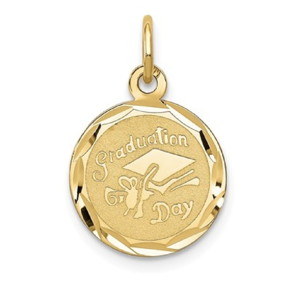 14 k yellow Gold Graduation Day Pendant